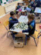 Playing chess in Tiernaboul primary school in Killarney