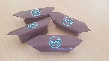 Krówki reklamowe Nest Bank