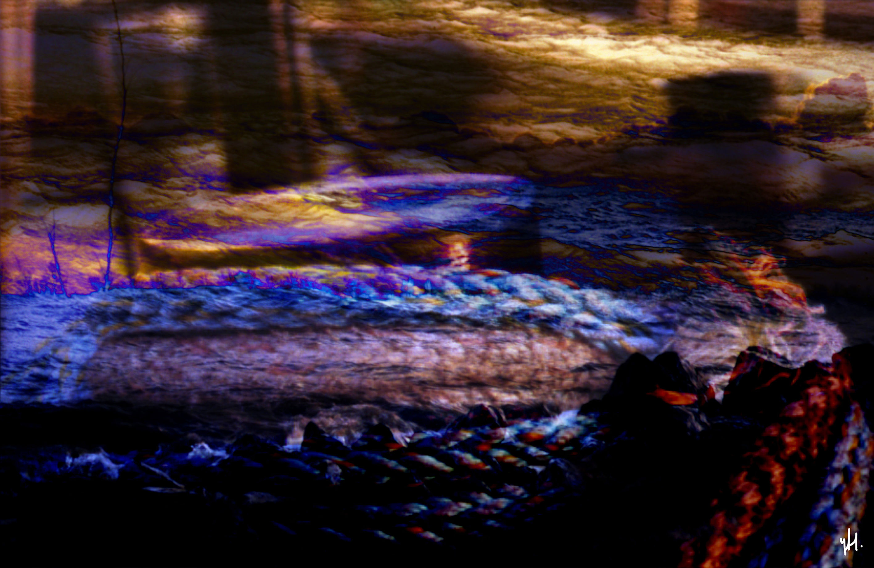 Digital artwork made by artist Yvonne Hakkert