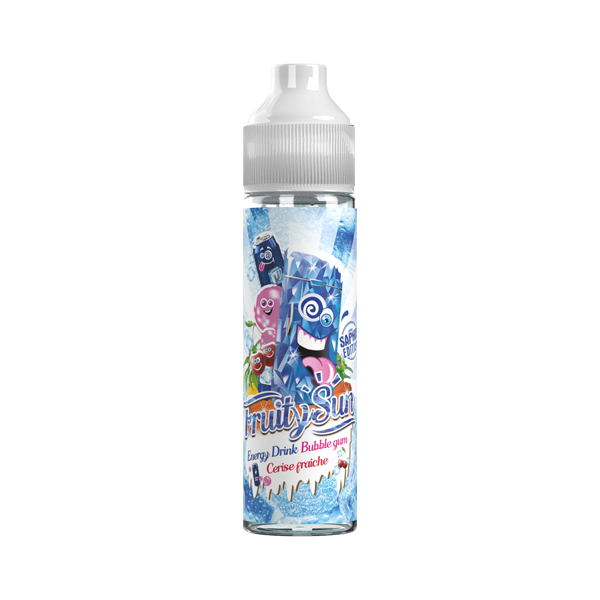 Energy Drink Bubble Gum Cerise Fraiche 50ml Fruity Sun by Secret's LAb