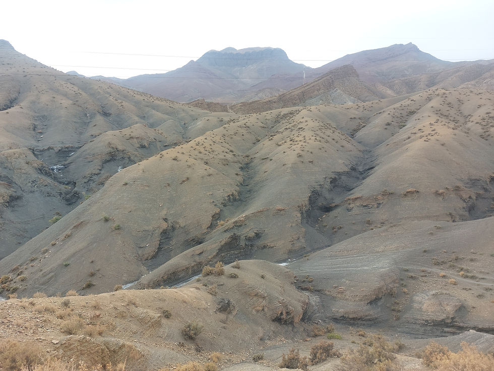 High in the Atlas Mountains.