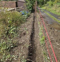 Tranchée à Les Hayons