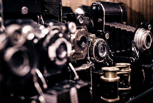 Vintage Cameras Display