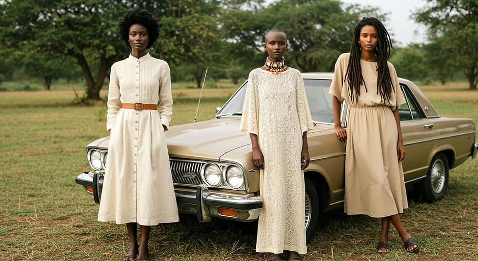 Three women celebrating natural hair from unwyld.com