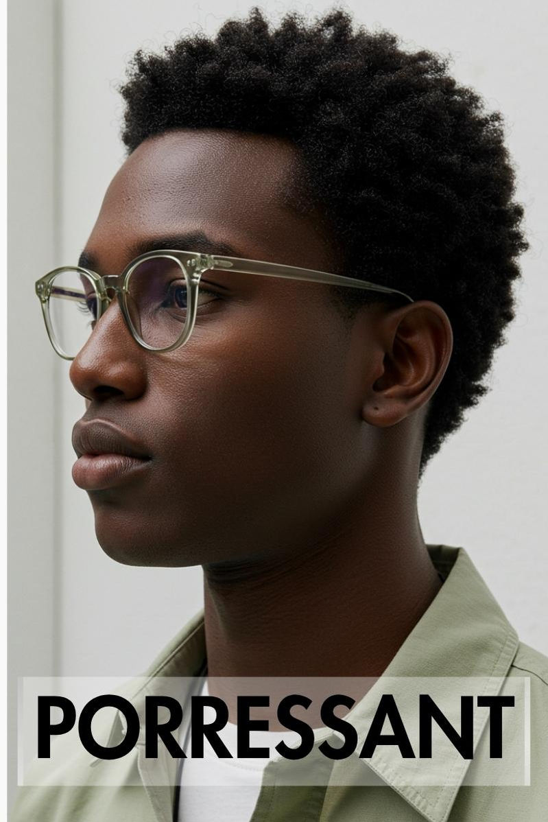 A visual guide displaying various fade haircuts on Black men, from the subtle taper to a sharp skin fade.