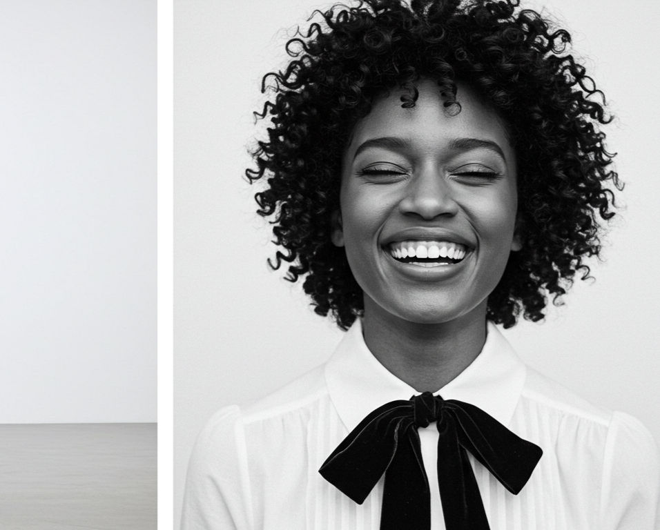 a woman with a short curly afro hair style from unwyld.com