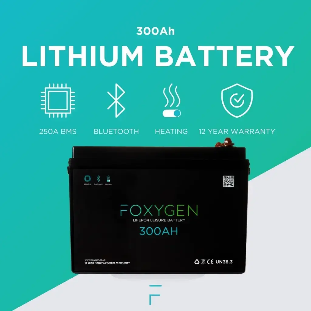 FOXYGEN - 300Ah Lithium Battery with Bluetooth & Heating