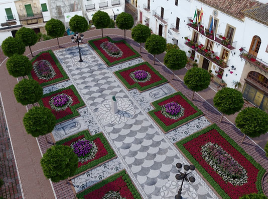 Plaza de los Naranjos in Marbella, Spanje