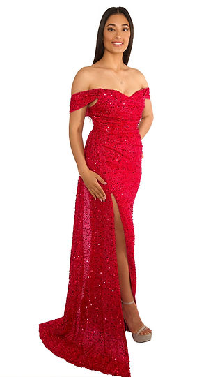 The Pageant Wardrobe chic and sultry pink gown