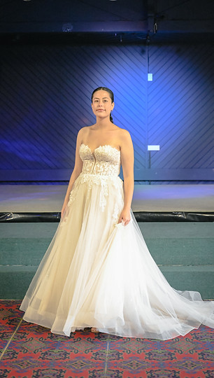 The Pageant Wardrobe chiffon charm gown