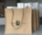 Cornice London hessian Cornice sample shopper