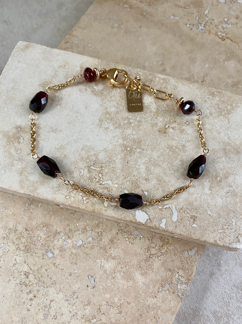 Garnet Aeriella Bracelet