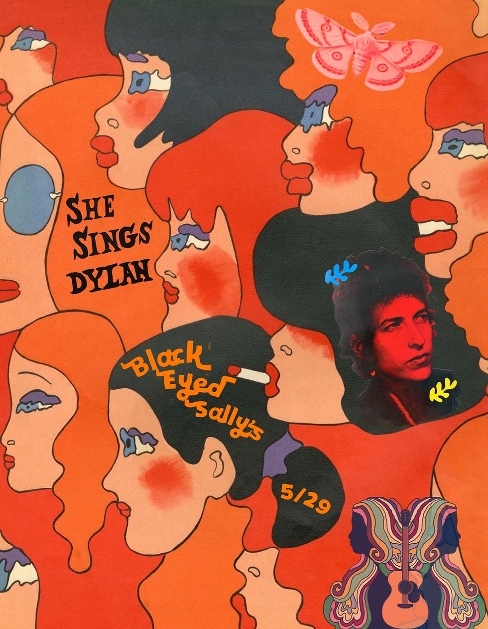 She Sings Dylan at Black-Eyed Sally's