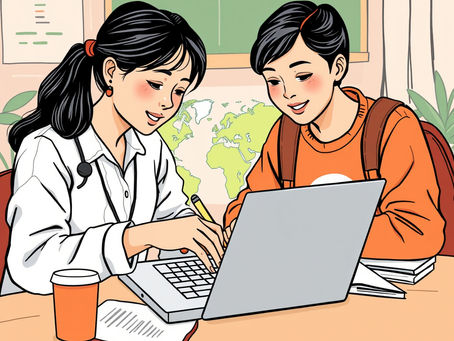 IB students studying Digital Society: 5.1 Global Well-being — Key Theories, Digital Case Studies