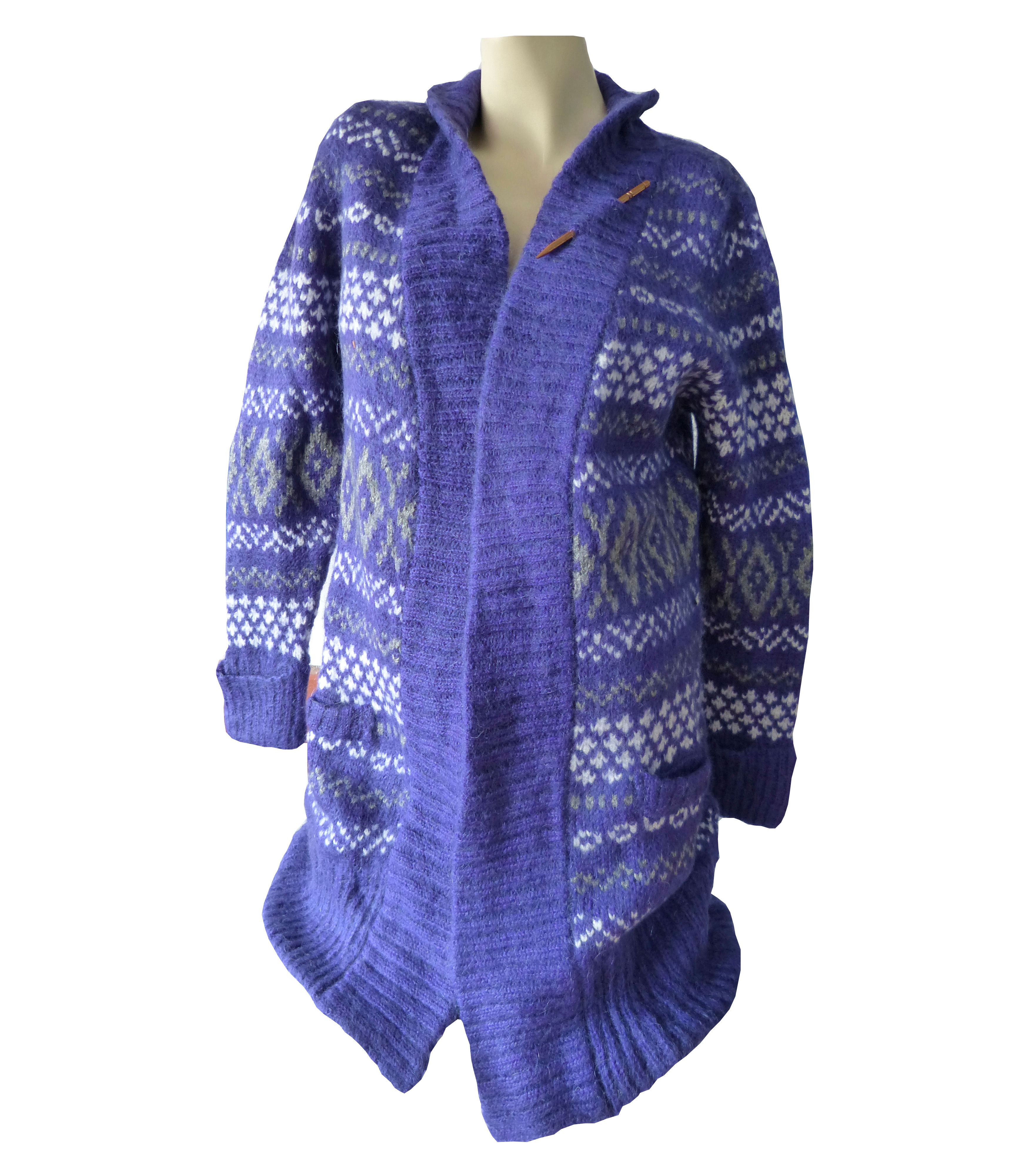 E1620 ABRIGO JAQUARD MOHAIR