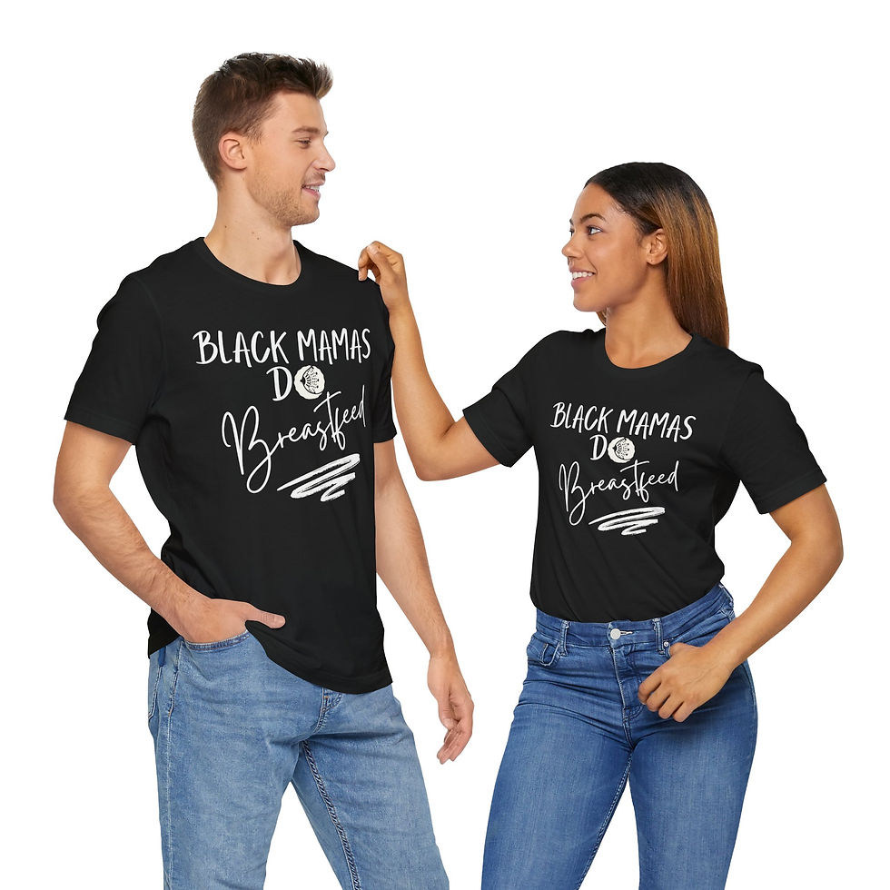 Thumbnail: Logo Black Mamas Do Breastfeed Unisex Jersey Short Sleeve Tee