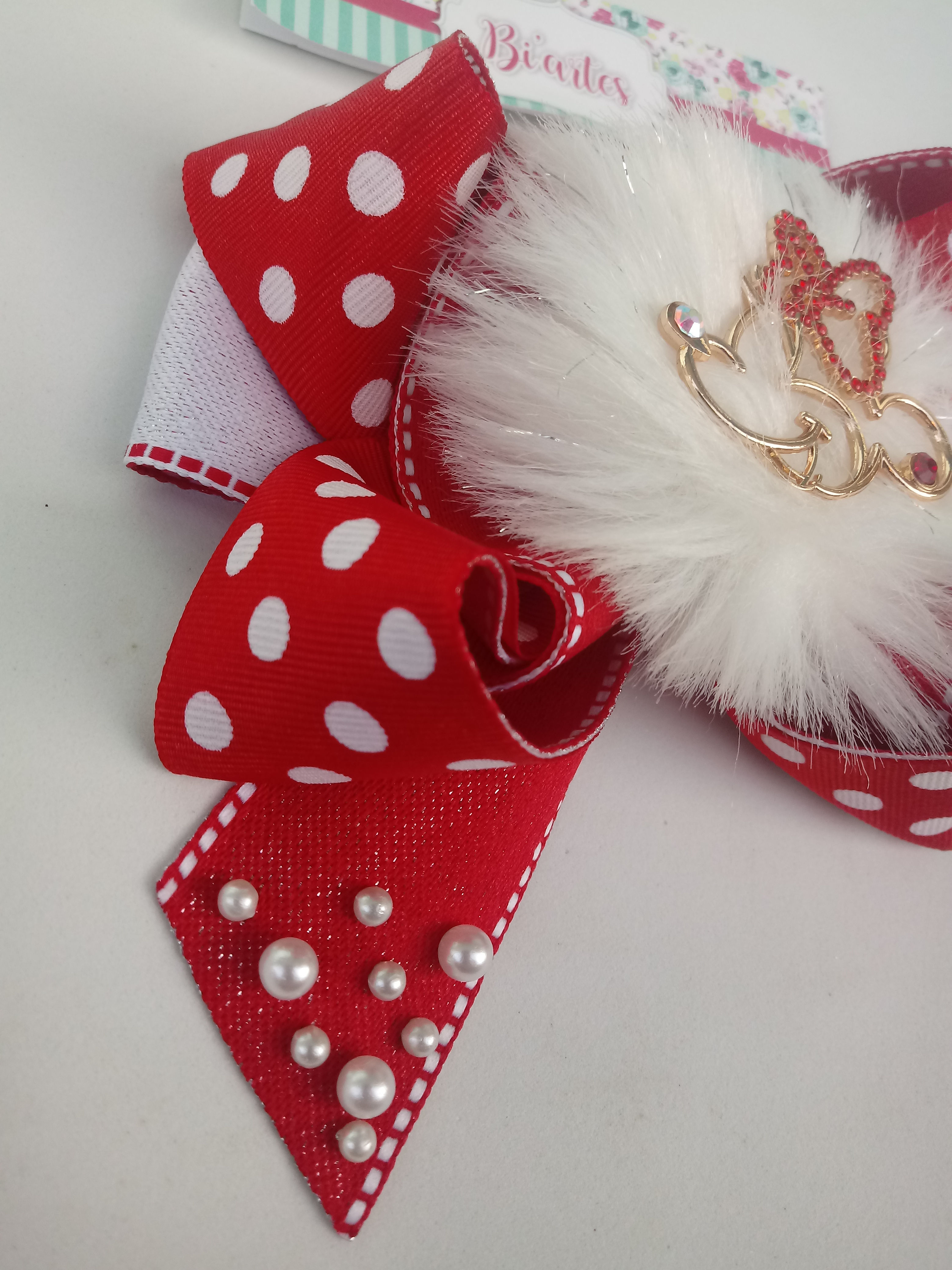 LAÇO MINNIE VERMELHO LUXO GG
