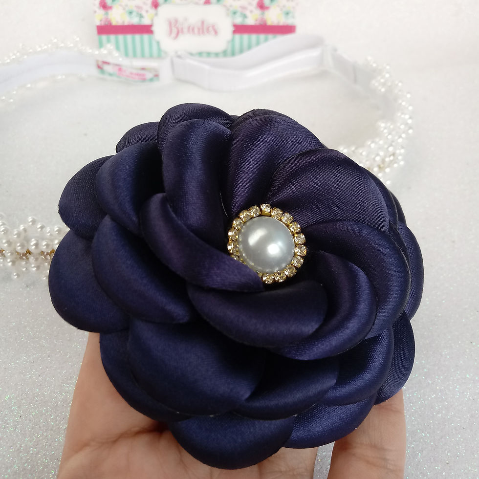 Miniatura: HEAD BAND BORDADA COM ADAPTADOR