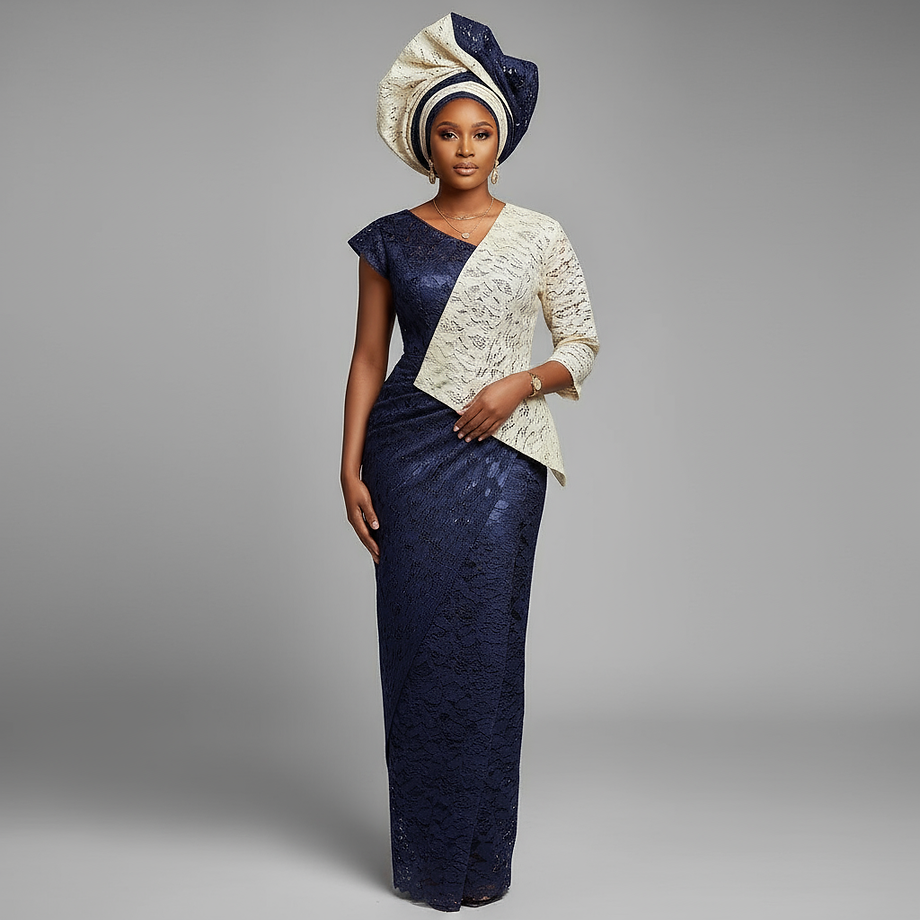 Minimalist Two-Tone Yoruba Attire with Gele.png