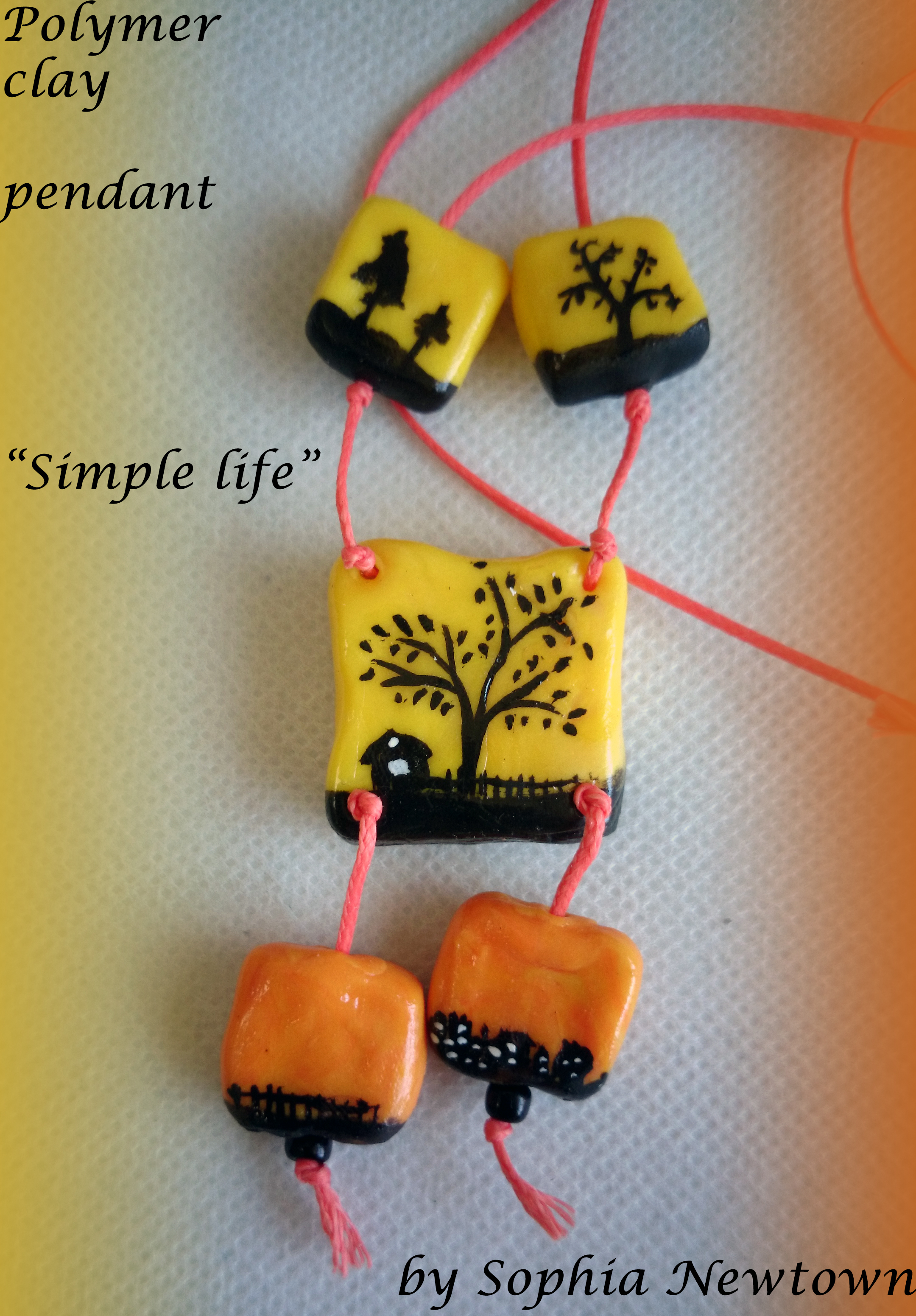 Simple life pendant