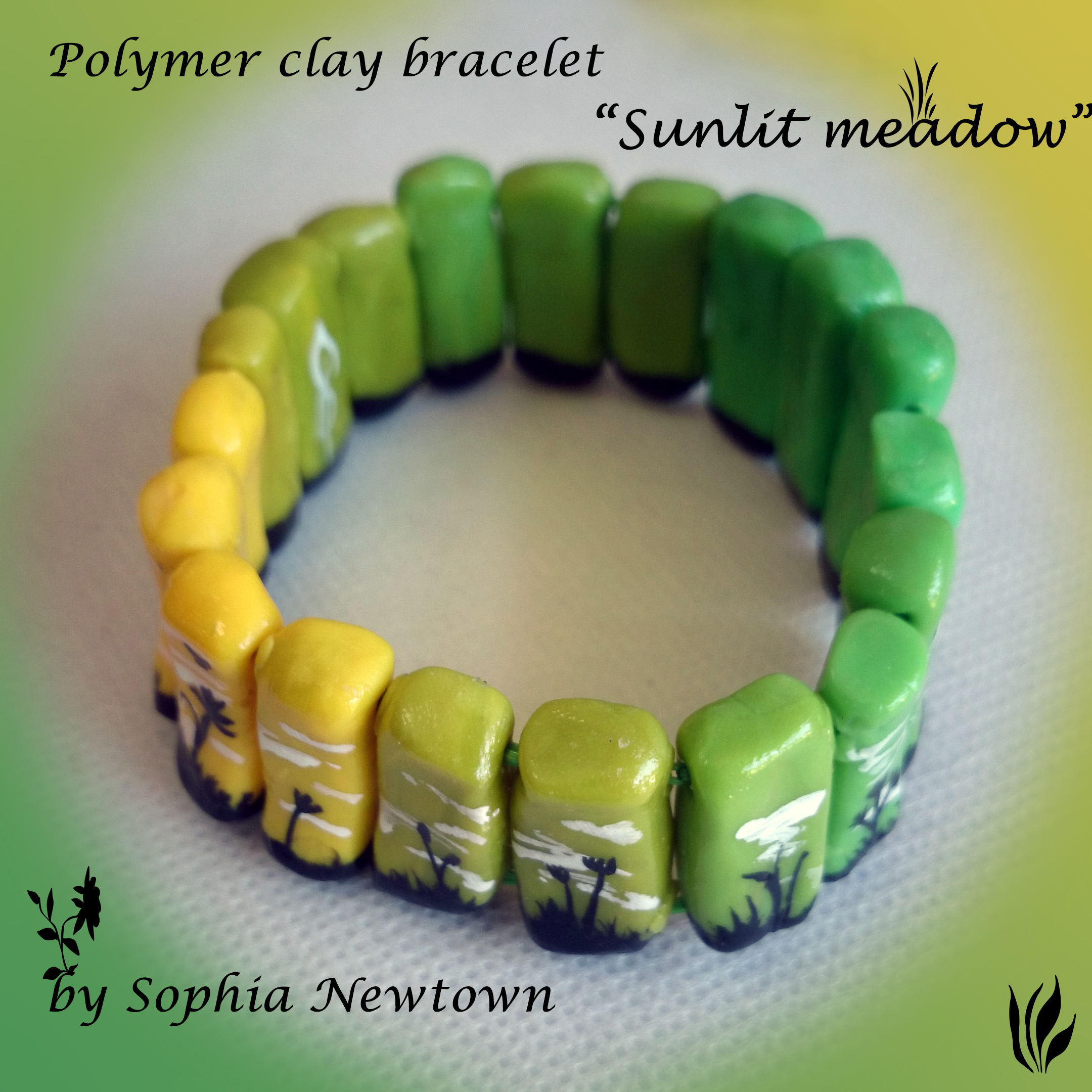 Sunlit meadow bracelet