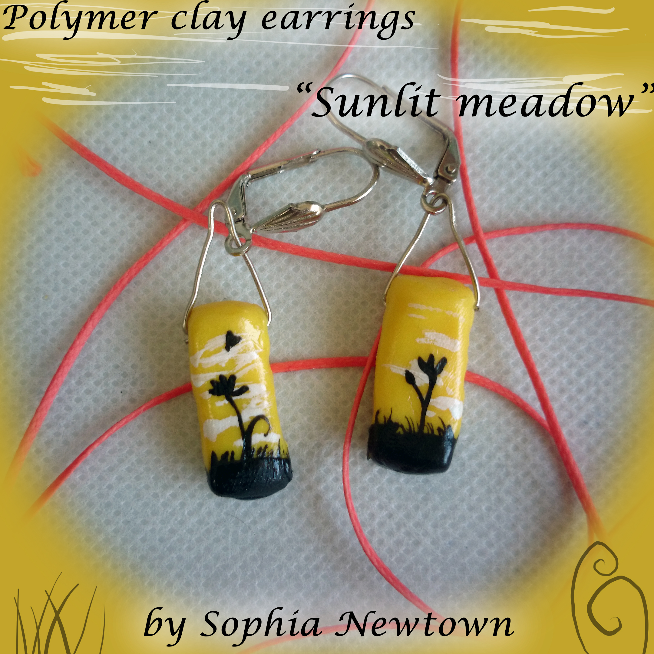 Sunlit meadow earrings