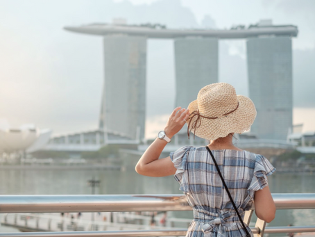 tourist at singapore