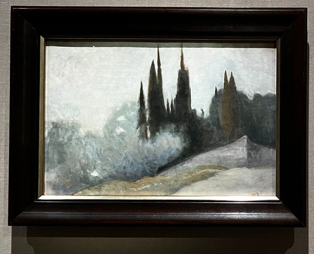 «Кипарисы, Фьезоле», Шерфбек, 1894г.