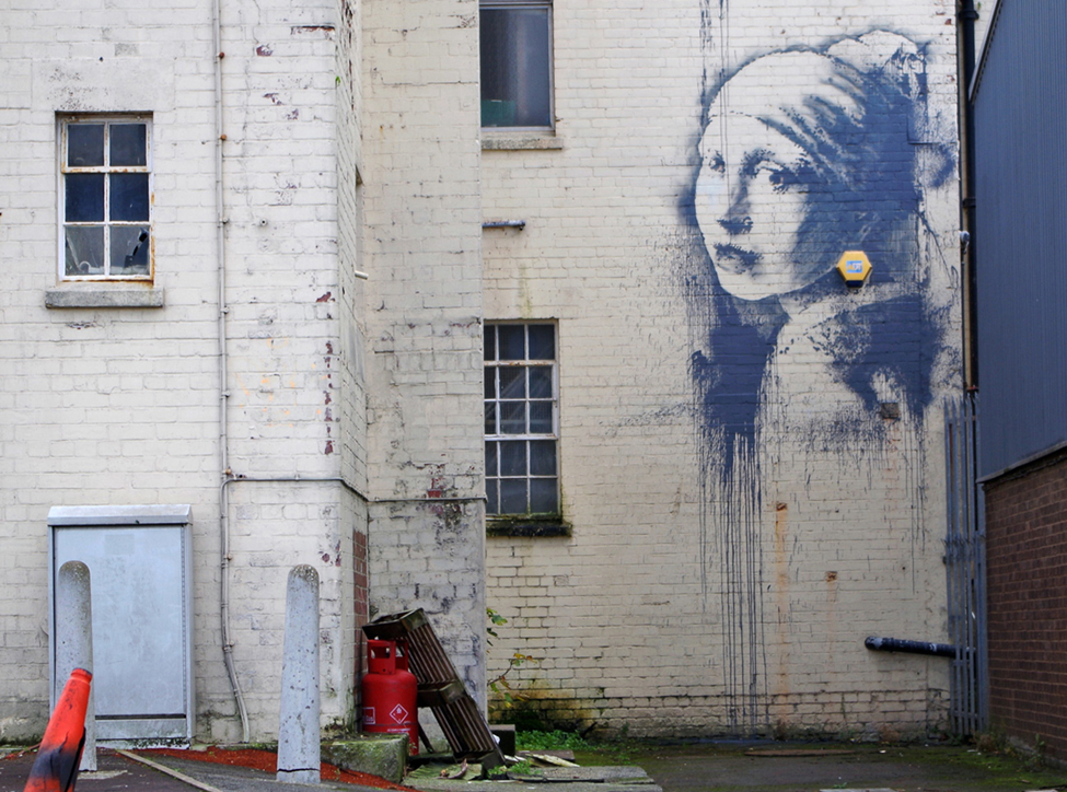 Banksy "The Girl with the Pierced Eardrum"