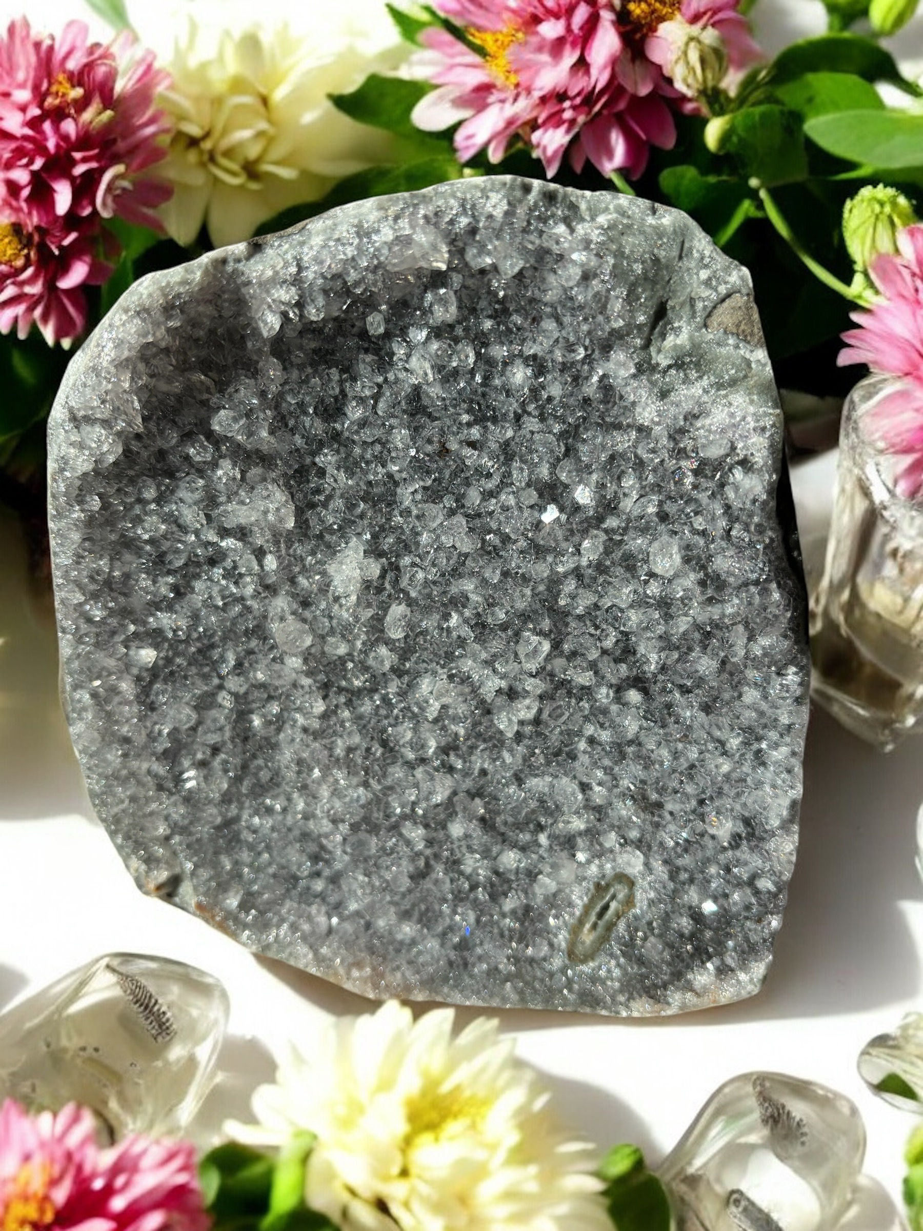 Natural Amethyst Crystal Geodes Cluster