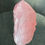 Thumbnail: Half polished Rose Quartz Point