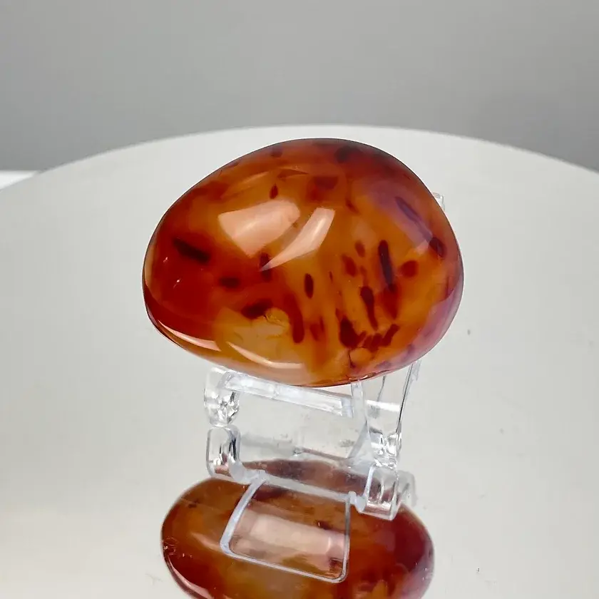 Thumbnail: Carnelian natural crystal palmstone