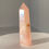 Thumbnail: Aura rose quartz natural crystal tower