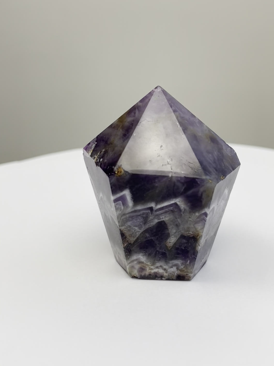 Chevron Amethyst Crystal cupcake