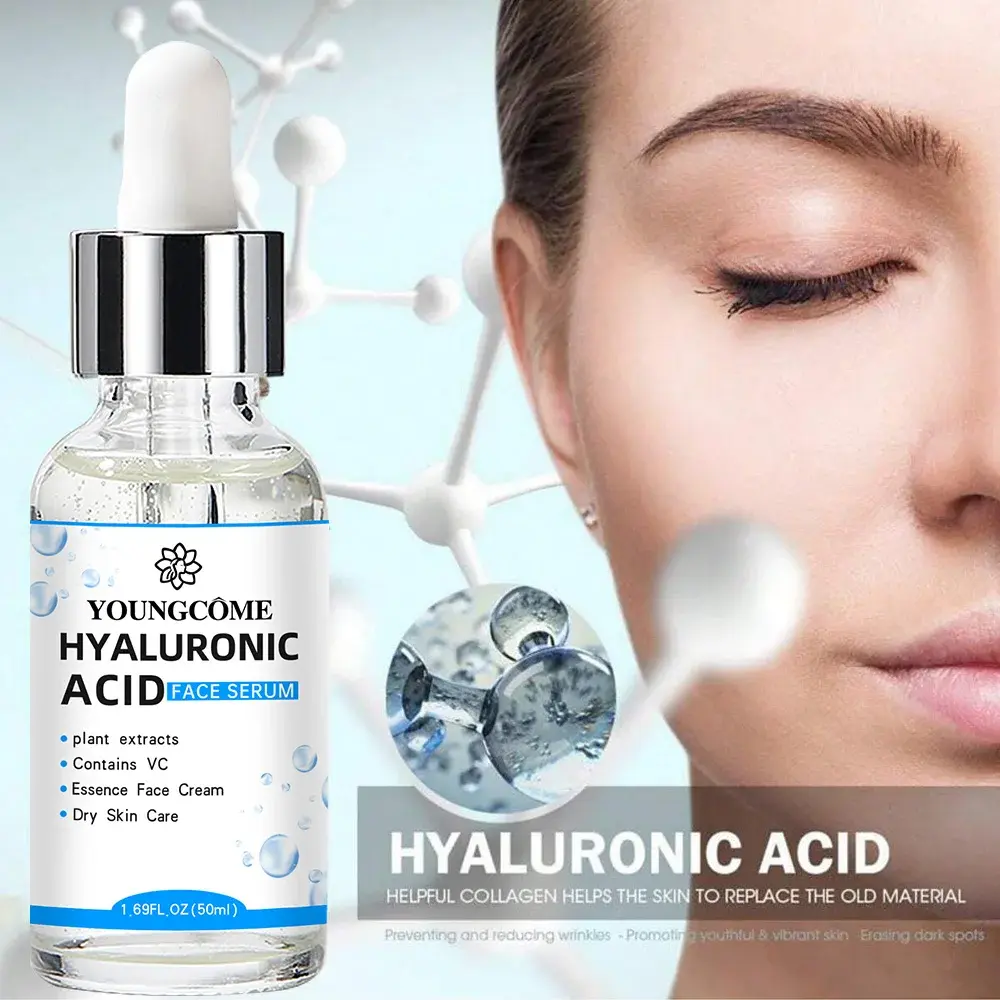 Produtos de Skin Care Facial com Ácido Hialurônico
