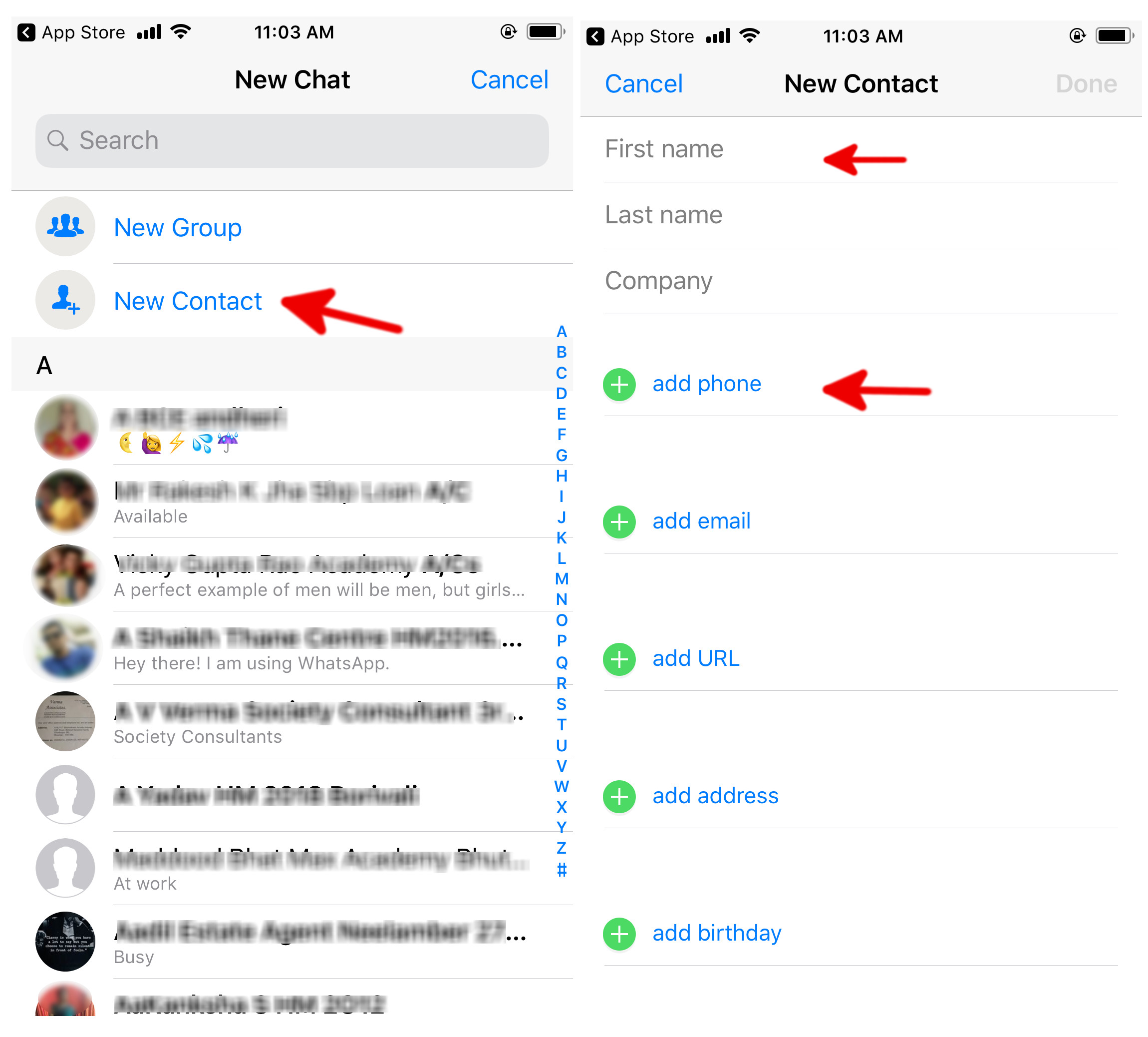 iphone how to add contact to whatsapp iphone how to add contact to whatsapp