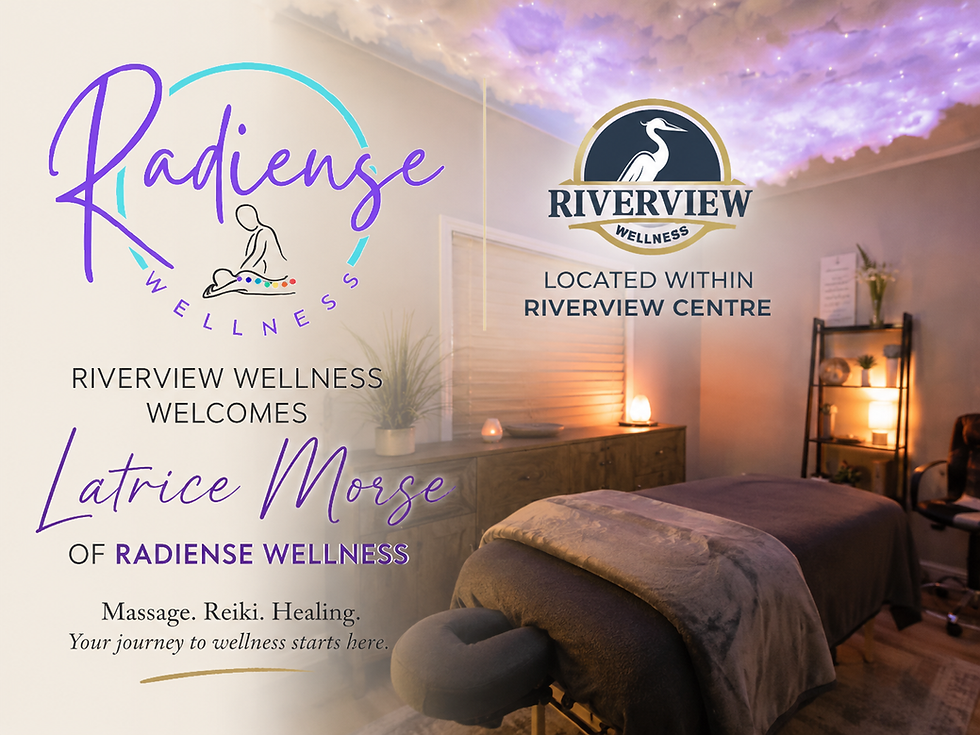Riverview Centre Welcomes Latrice Morse of Radiense Wellness: Completing Our Vision for Whole-Person Wellness