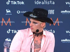 Achille Lauro con Stripper a Eurovision 2022