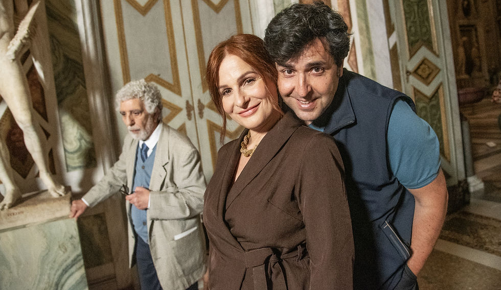 ciak Ricatto della Bellezza il primo thriller con Gravina e Catania