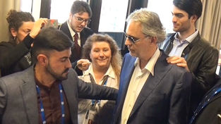 Standing ovation per Andrea e Matteo Bocelli al Festival di Sanremo