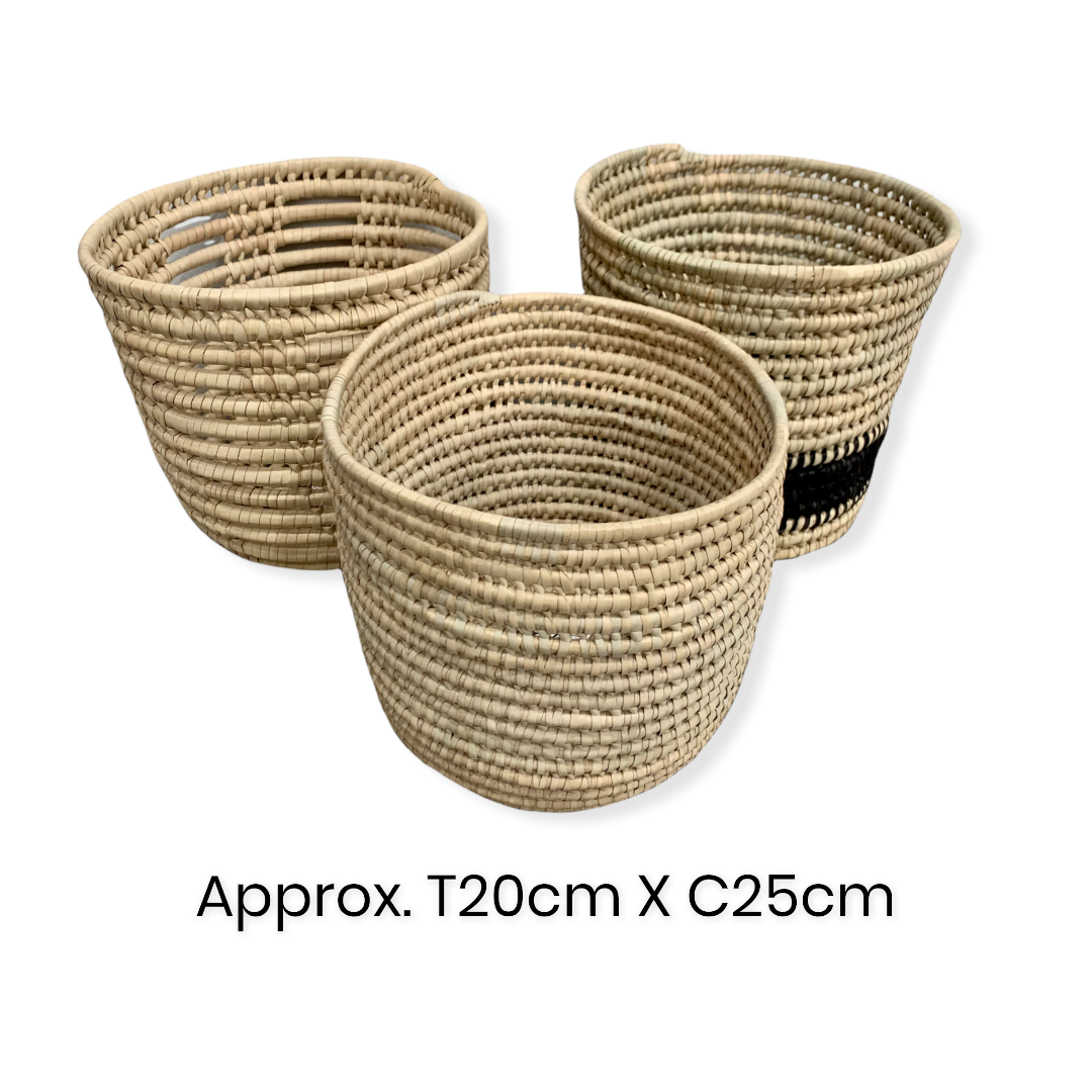 Hand woven baskets - assorted