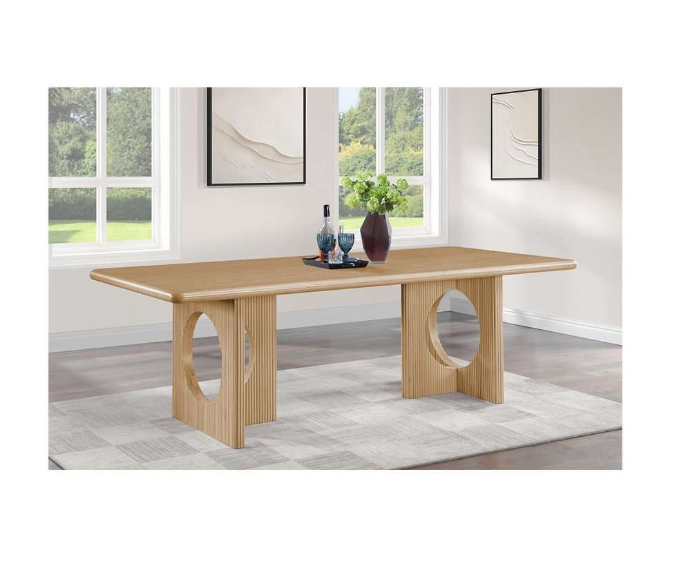 Rivas 94" Wood And Veneer Dining Table