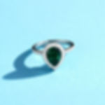 Teal Sapphire and Diamond Halo Ring – 1.17 TCW