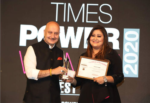 Times Power Women Award from Anupam Kher for inspiring women across the country