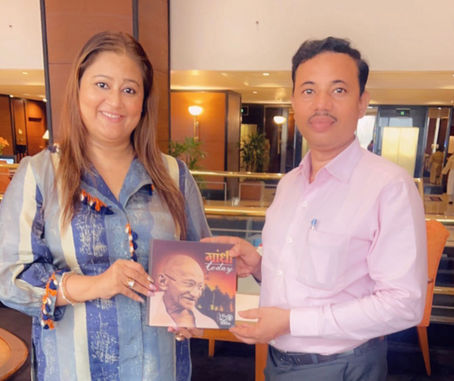 Seema Singh meets Mr. Bipin Jagtap ji, Deputy CEO Khadi & Rural Industries