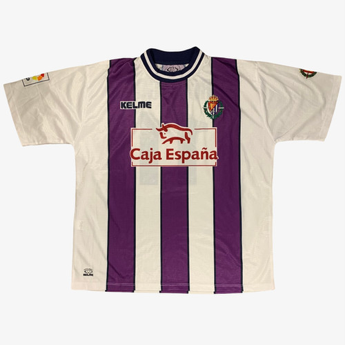 1999/2001 REAL VALLADOLID HOME #11 RODRIGO MATCH WORN JERSEY