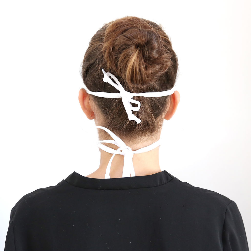 Miniature : Mund-Nasen-Masque Trevira® Bioactive Weiß