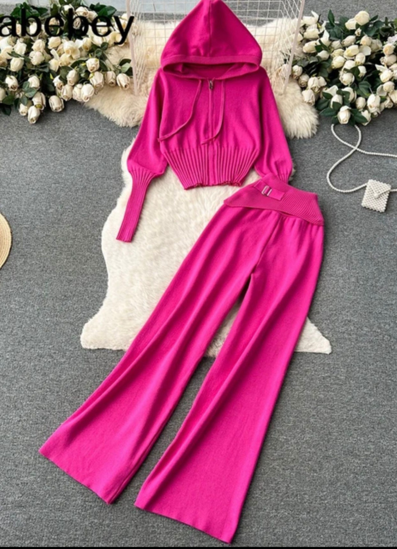 Pink Two Piece Set