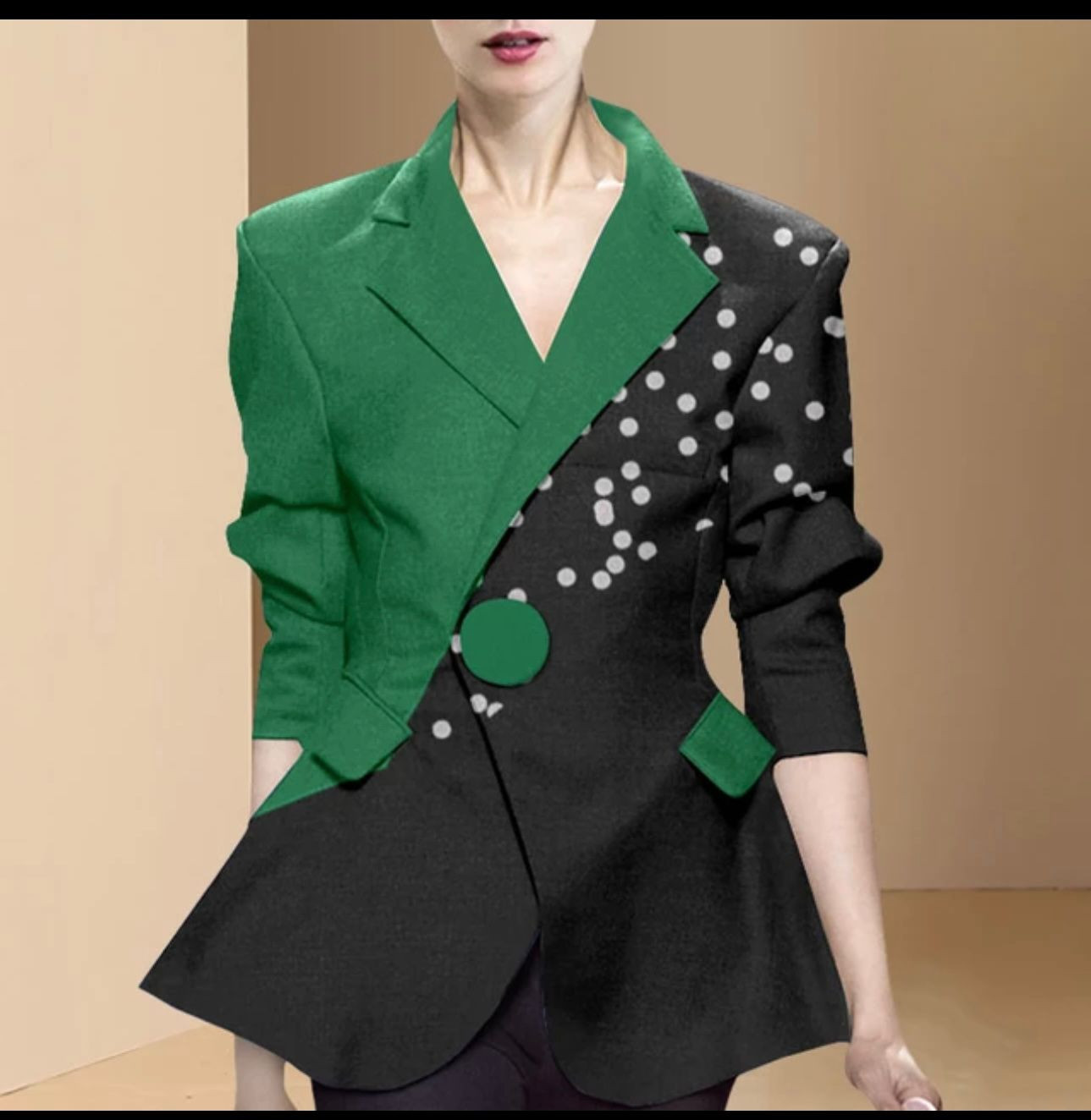 Green and Black Jacket