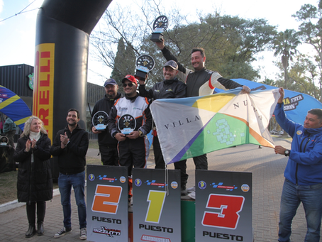 Tres victorias locales en el Rally de Villa Nueva